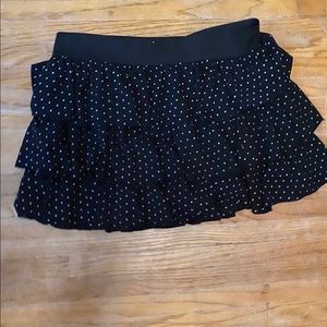 Junior’s Black Polka Dot Skirt